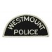 Canadian Westmount Police Cloth Patch Badge