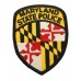 United States Maryland State Police Cloth Patch Badge