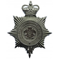 North Yorkshire Police Helmet Plate - Queen's Crown