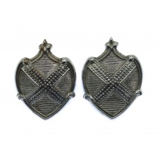 Pair of St. Albans City Police Collar Badges