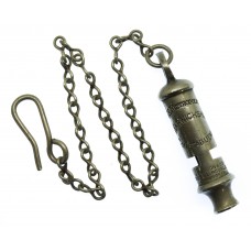 Warwickshire Constabulary 'The Metropolitan' Patent Police Whistle & Chain