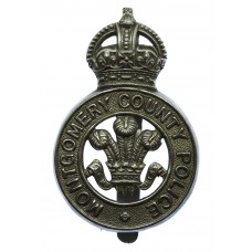 Montgomery County Police (Montgomeryshire Constabulary) Cap Badge - King's Crown