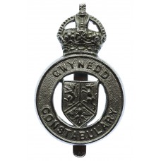 Gwynedd Constabulary Cap Badge - King's Crown