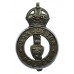 Congleton Borough Police Cap Badge - King's Crown