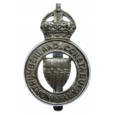 Northumberland Constabulary Cap Badge - King's Crown