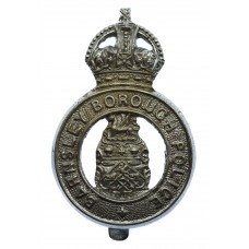 Barnsley Borough Police Cap Badge - King's Crown