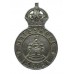 Gateshead Borough Police Cap Badge - King's Crown