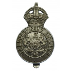 Salford City Police Cap Badge - King's Crown