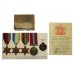 WW2 Casualty Medal Group with Condolence Slip - Canteen Assistant F.S. Nicholson, N.A.A.F.I., HMS Anking - K.I.A. 3/3/1942