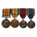 C.I.E. (1946), WW1 British War & Victory Medal Pair, 1935 Jubilee and 1937 Coronation Medal Group of Five - Inspector-General of Police C.R.B. Murray, Indian Police