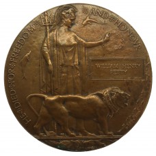 WW1 Memorial Plaque (Death Penny) - William Henry Petty