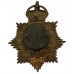 Army Gymnastic Staff Helmet Plate - King's Crown (c.1902-1914)