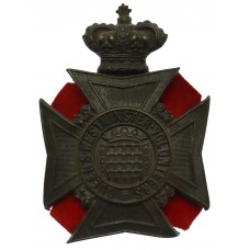 Victorian Queen's Westminster Volunteers Helmet Plate