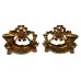 Pair of Victorian King's Shropshire Light Infantry (K.S.L.I.) Collar Badges (c.1881-1882)