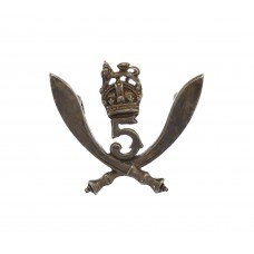 5th Gurkha Rifles 1945 Hallmarked Silver Officer's Cap Badge