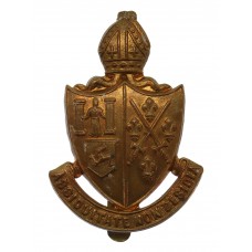 King William's College Isle of Man OTC Cap Badge (1st Pattern)