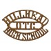 Hillhead High School O.T.C. (HILLHEAD/OTC/HIGH SCHOOL) Shoulder Title