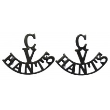 Pair of Hampshire Cadet Volunteers (C/V/HANTS) Shoulder Titles