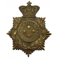 Victorian New Zealand Volunteers General Service Helmet Plate (c.1895-1901)