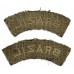 Pair of WW2 Brazil Nationality  (BRAZIL) Cloth Shoulder Titles (Khaki)