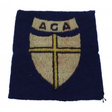 Allied Control Commission Austria Cloth Formation Sign