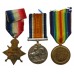 WW1 First Day of the Somme Casualty 1914-15 Star Medal Trio - Pte. F.J. Taylor, 2nd Bn. Essex Regiment - K.I.A. 1/7/16