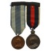 1897 Jubilee Medal and 1902 Coronation Medal Pair - Yeoman Warder C.H. Parker, Tower of London