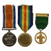 WW1 Britsh War & Victory Medal Pair with Boy Scouts Association Medal of Merit - Gnr. A.M. Sefton, Royal Artillery