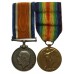 WW1 British War & Victory Medal Pair - Pte. M.C.B. Slingsby, The Queen's (Royal West Surrey) Regiment