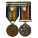 WW1 British War & Victory Medal Pair - Pte. M.C.B. Slingsby, The Queen's (Royal West Surrey) Regiment