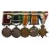 WW1 1914-15 Star Trio, 1908 India General Service Medal (Clasp - North West Frontier 1935) and LS&GC Medal Group of Five - Bmbr. A.E. Burgess, Royal Artillery