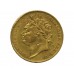 1825 George IV 22ct Gold Half Sovereign Coin (2nd Reverse)