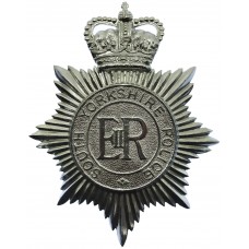 South Yorkshire Police Helmet Plate - Queen's Crown