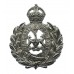 Newcastle-Upon-Tyne City Police Chrome Wreath Cap Badge - King's Crown