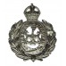 Newcastle-Upon-Tyne City Police Chrome Wreath Cap Badge - King's Crown