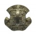 Durham County Constabulary White Metal Coat of Arms Cap Badge