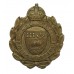 Wallasey Police Reserve White Metal Cap Badge - King's Crown