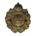 Wallasey Police Reserve White Metal Cap Badge - King's Crown