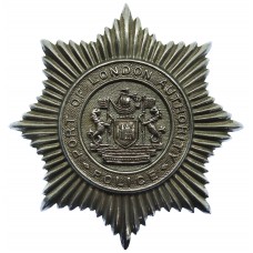 Port of London Authority Police Star Helmet Plate