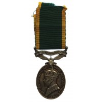 George VI Territorial Efficiency Medal - Cpl. J. Gregory, 5th Bn. Manchester Regiment