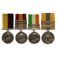 Queen's Sudan, QSA (4 Clasps), KSA (2 Clasps) & Khedives Sudan (Clasp - The Atbara, Khartoum) Group of Four - Pte. J. Sowden, 1st Bn. Cameron Highlanders