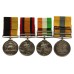 Queen's Sudan, QSA (4 Clasps), KSA (2 Clasps) & Khedives Sudan (Clasp - The Atbara, Khartoum) Group of Four - Pte. J. Sowden, 1st Bn. Cameron Highlanders