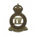 4th Queen's Own Hussars Collar Badge - King's Crown