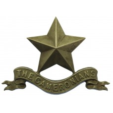 Cameronians (Scottish Rifles) Pipers Cap Badge