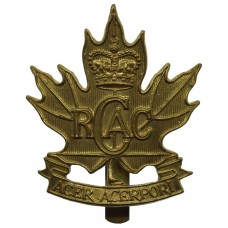 Royal Canadian Army Cadets (R.C.A.C.) Cap Badge - Queen's Crown