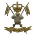 9th/12th Royal Lancers Officer's Cap Badge - Queen's Crown