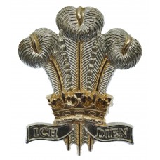 Royal Regiment of Wales Anodised (Staybrite) Cap Badge