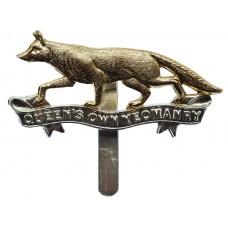 Queen's Own Yeomanry Anodised (Staybrite) Cap Badge