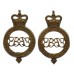 Pair of Grenadier Guards Shoulder Titles - Queen's Crown