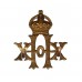 20th Hussars Collar Badge - King's Crown